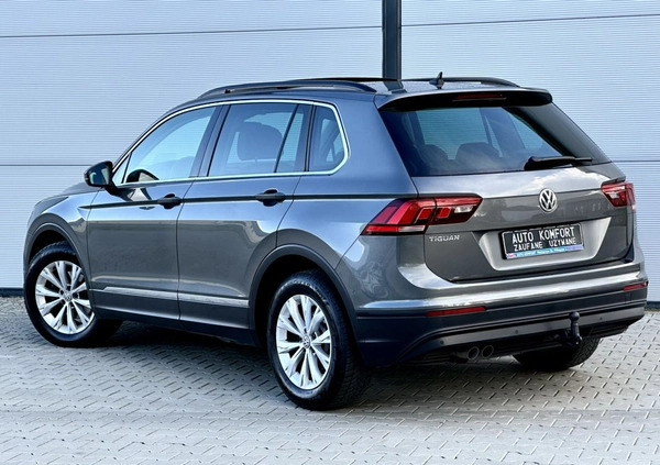 Volkswagen Tiguan cena 92999 przebieg: 159965, rok produkcji 2018 z Lędziny małe 781